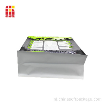 Box Pouch Met Rits Hondenvoer Verpakking